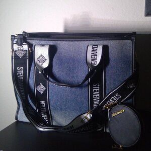 Denim Tote Steve Madden